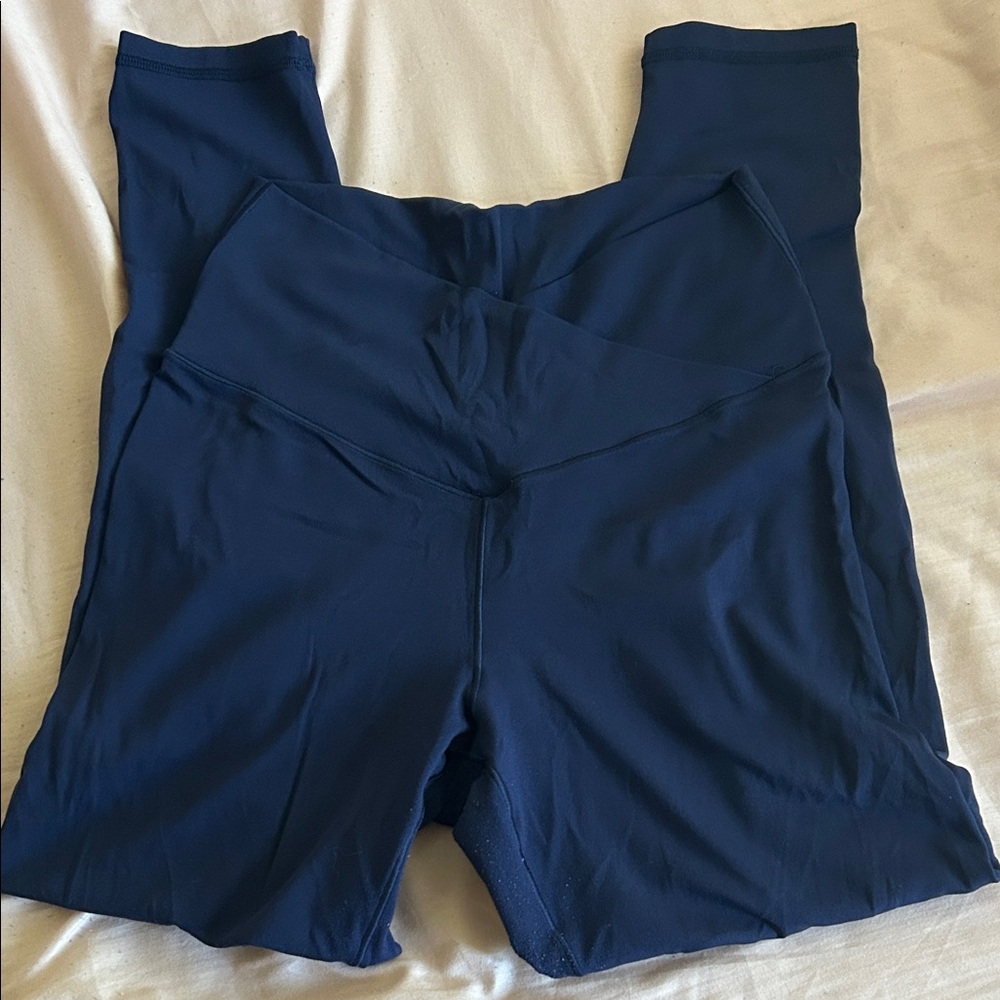 Aerie Navy Blue High-Waisted Leggings